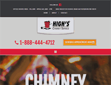 Tablet Screenshot of highschimney.com